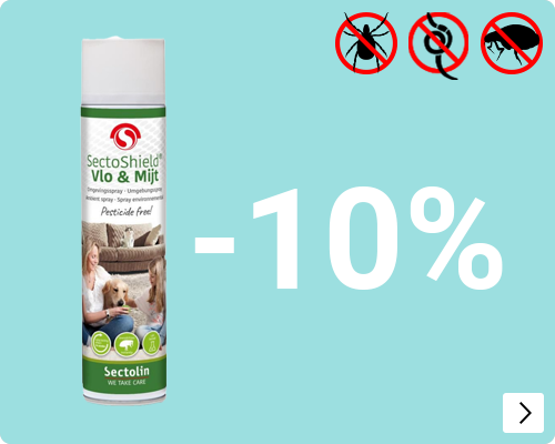 Sectoshield Vlo en Mijt omgevingsspray 400 ml -10% DOG CAT